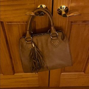 Imoshion tan purse / bag with tassel